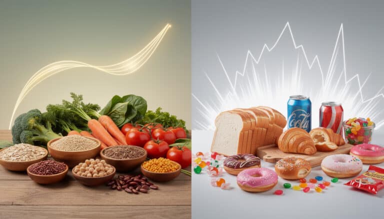 découvrez comment les sucres lents, grâce à leur index glycémique bas, favorisent la satiété et préviennent les pics d'insuline pour une meilleure gestion de l'énergie et de la santé.
