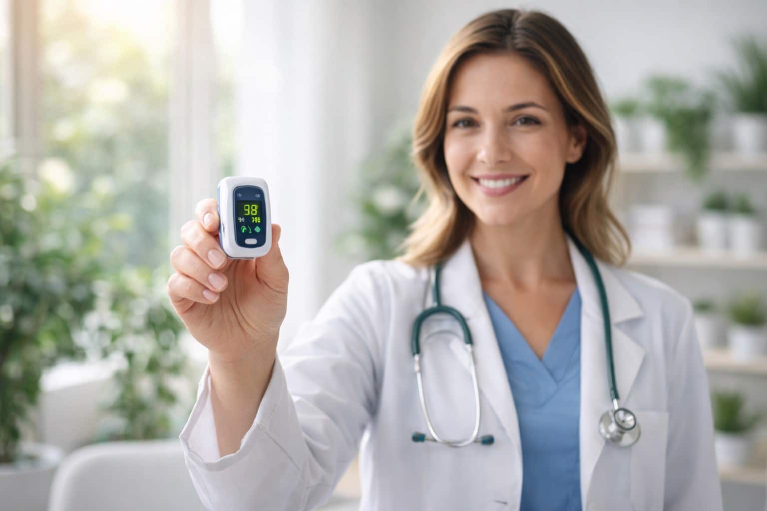 Professionnel de santé en consultation