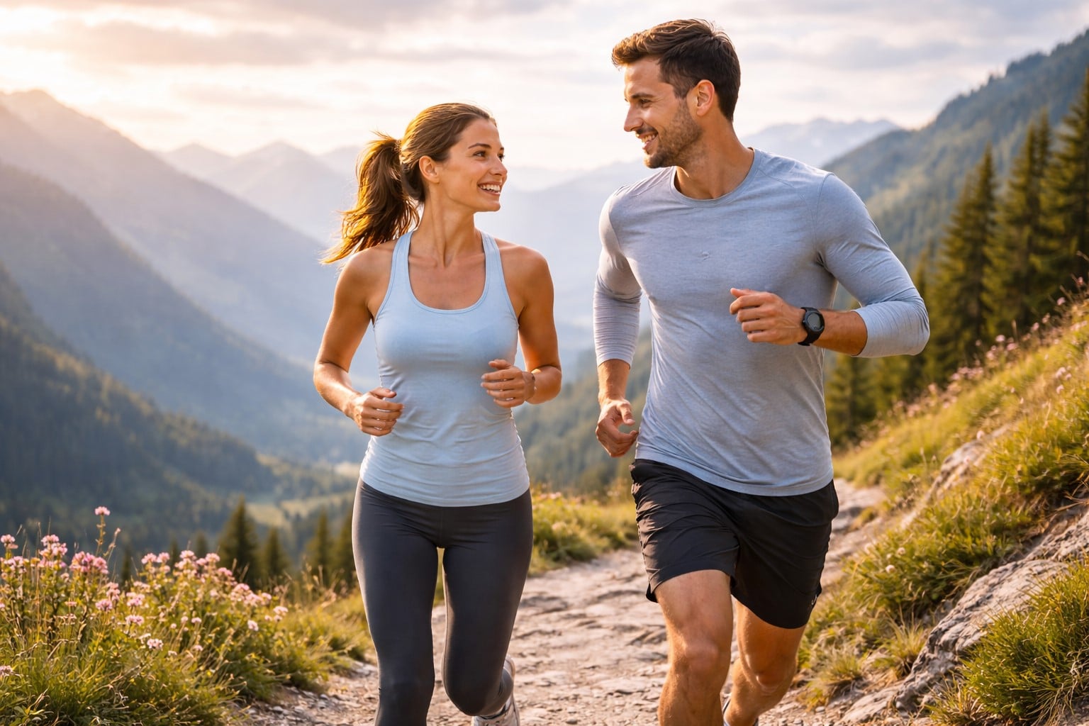 Personne faisant une séance de sport pour améliorer sa santé physique