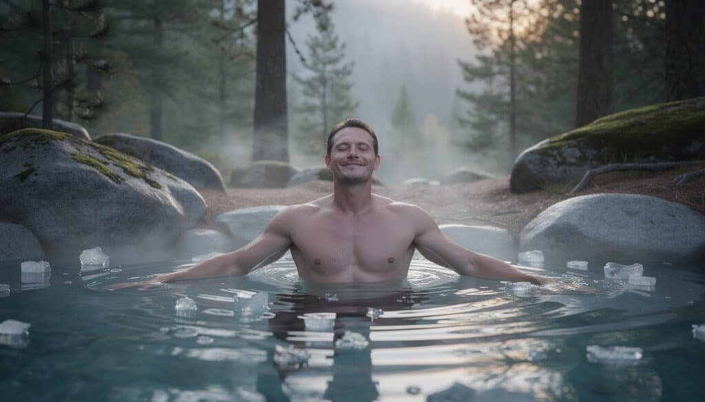 découvrez comment les bains froids et l'hormèse utilisent le choc thermique pour améliorer la récupération métabolique et optimiser la santé.