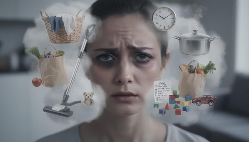 découvrez comment la charge mentale liée à la gestion domestique impacte notre cerveau et contribue à l'épuisement, un fardeau souvent invisible mais lourd à porter.