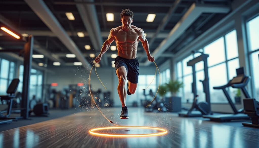 découvrez comment la corde à sauter permet de brûler rapidement les réserves de glycogène musculaire pour améliorer votre endurance et performance.