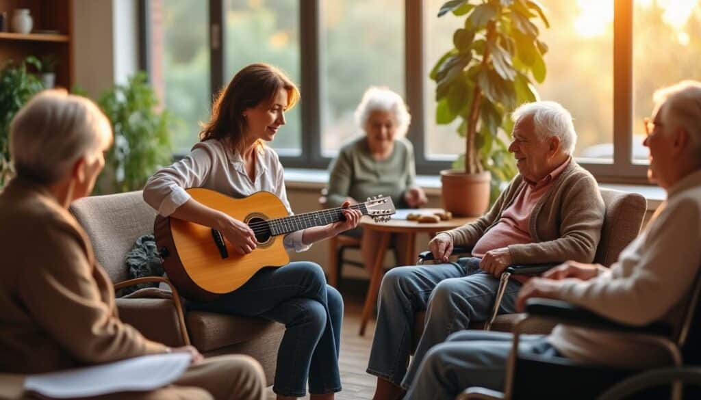 découvrez comment la musicothérapie aide à réduire l'agitation et améliore le bien-être des patients atteints de la maladie d'alzheimer grâce à des approches apaisantes et personnalisées.