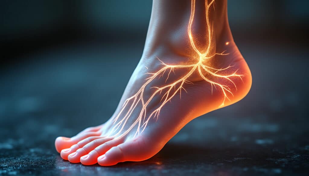 la réflexologie plantaire active les organes à distance en stimulant les terminaisons nerveuses des pieds, favorisant ainsi bien-être et équilibre naturel.