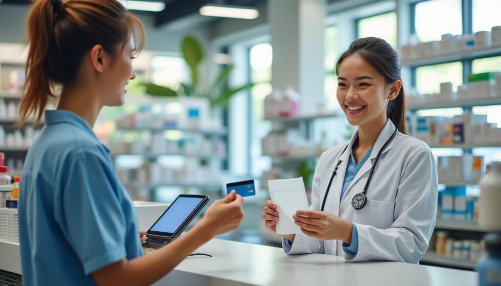 le tiers payant intégral permet de ne pas avancer les frais lors de l'achat de médicaments en pharmacie, facilitant ainsi l'accès aux soins sans paiement immédiat.