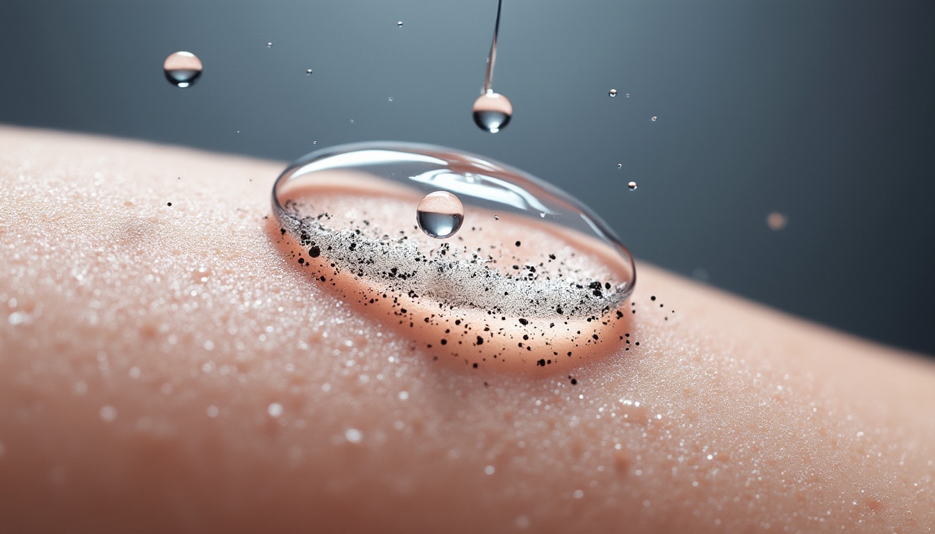découvrez comment l'eau micellaire élimine efficacement les particules de pollution profondément incrustées dans l'épiderme pour une peau propre et fraîche.