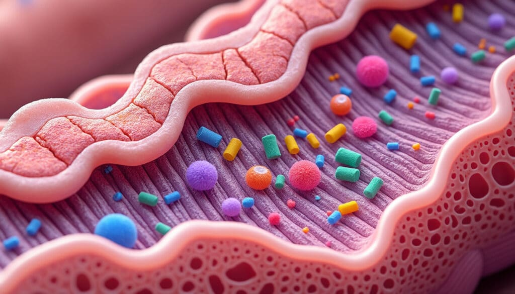 découvrez comment les microplastiques ingérés affectent la barrière intestinale, perturbant son fonctionnement et impactant la santé digestive.