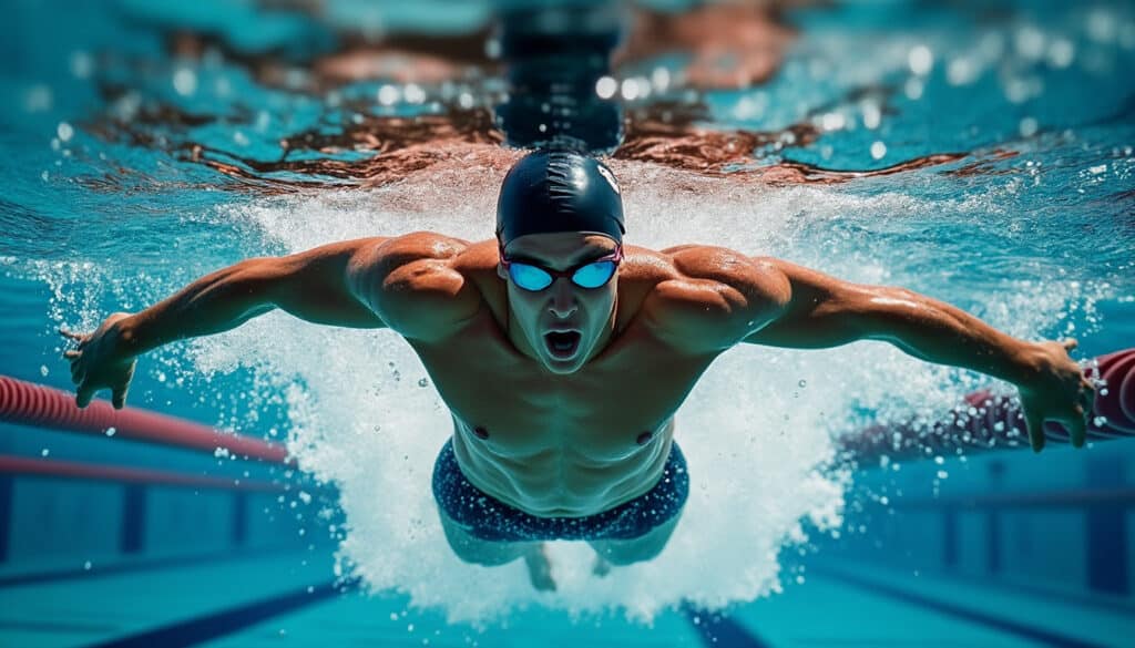 découvrez comment maîtriser la natation papillon grâce à une synchronisation parfaite de la ceinture abdominale pour améliorer votre technique et votre performance.