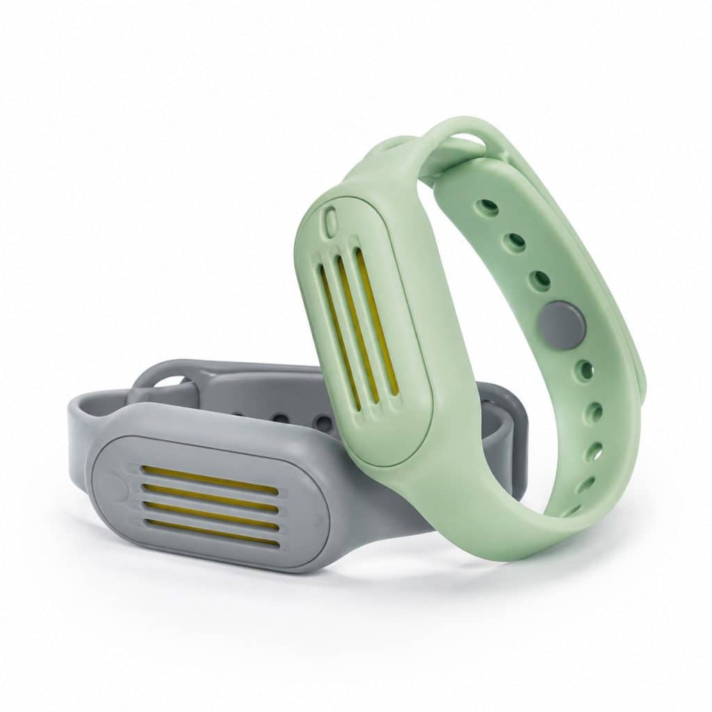 Bracelet anti-moustiques citronnelle lot de 2 présenté seul
