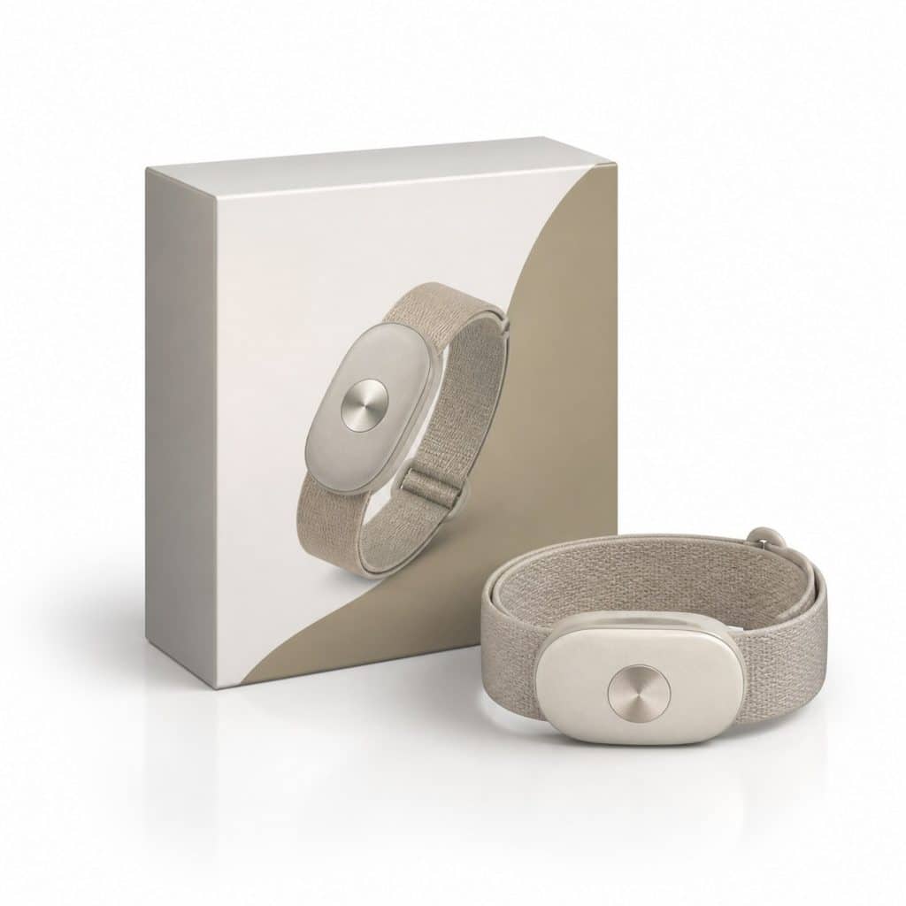 Bracelet de pression au poignet format réglable présenté seul