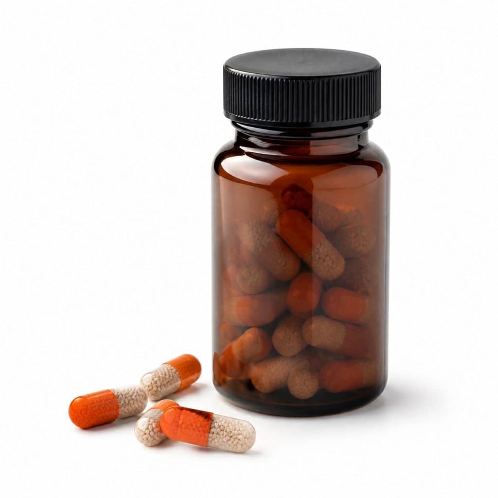 Fer et vitamine C gélules présenté seul