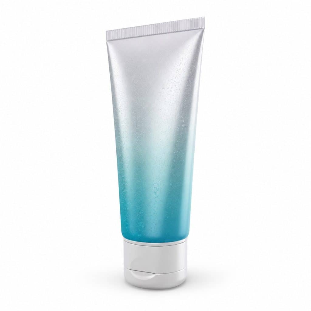 Gel de massage effet fraîcheur zones sensibles présenté seul