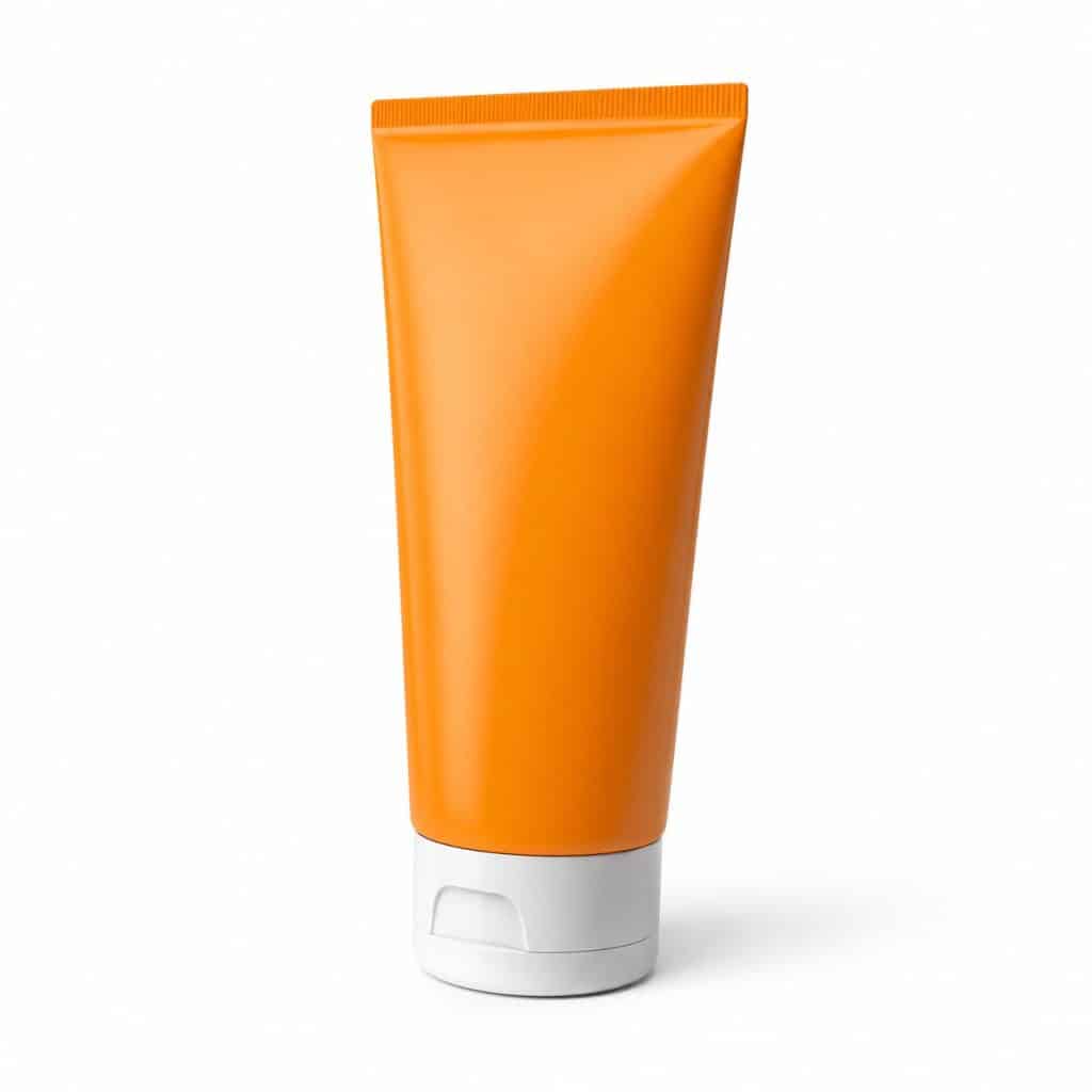 Lait solaire corps SPF50 haute protection présenté seul