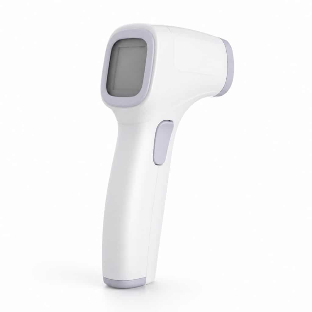 Thermomètre frontal sans contact présenté seul