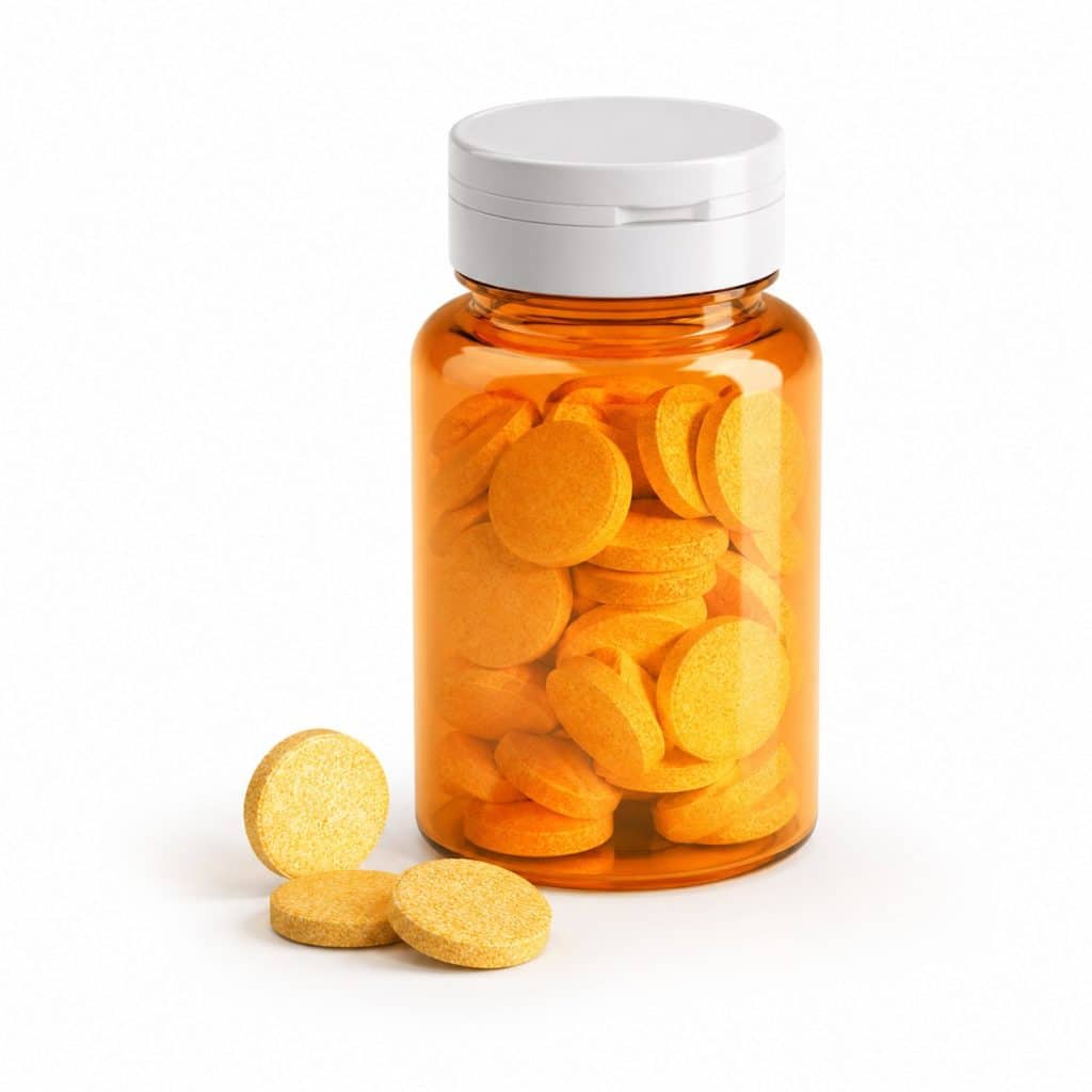 Vitamine D3 comprimés effervescents présenté seul